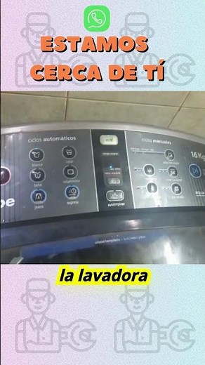 My MABE washing machine is displaying error E6 🚨Follow these 3 steps #washingmachinerepair