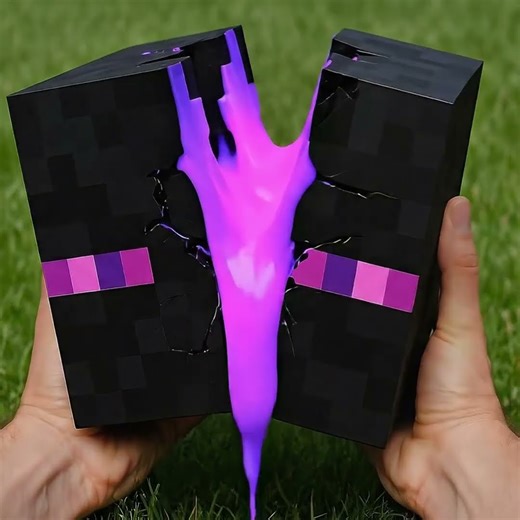 minecraft enderman asmr slime #minecraftasmr #slime #minecraftmemes