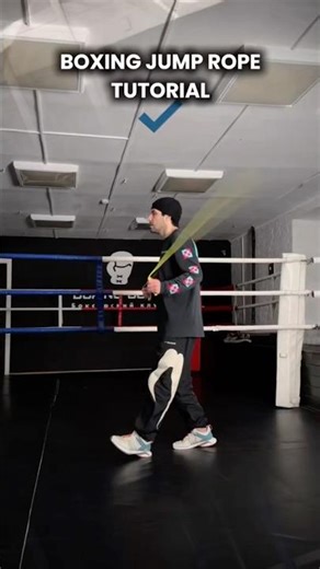Boxing jump rope tutorial ✔️ #boxing #boxer #boxingcoach #boxingtraining #jumprope