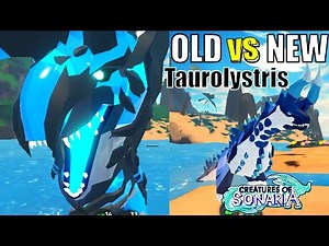 Taurolystris Redesign! Old Model VS New! Creatures Of Sonaria