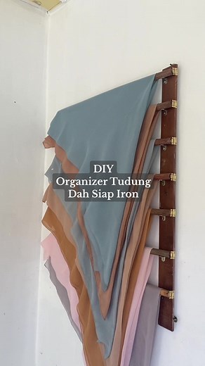 Kampung House DIY Tudung Organizer Ideas