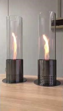 🔥 Ethanol Tabletop Fireplace – Dancing Flame in a Crystal Ring