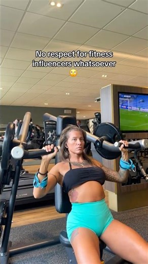 How dare people walk past the camera when you’re filming in a PUBLIC gym. 🙄 do better