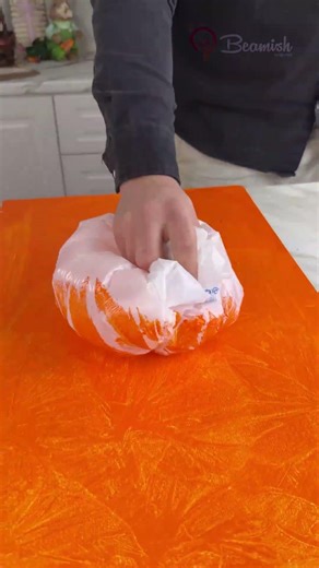 DIY Plastic Bag Picture Design 🎨 #creative #picture #plasticbag #trick