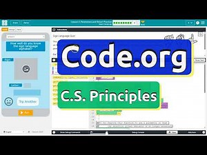 Code.org Lesson 3.9A Parameters and Return Practice | Answer Tutorial | CS Principles Unit 7