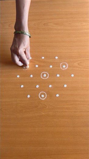 Easy Kolam design #kolam #muggulu #rangoli #trending #margazhikolam #art #shorts #rangolidesigns