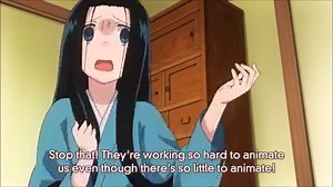 Characters breaking the fourth wall - (Joshiraku)