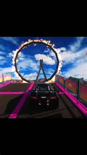 Car in Fire circle pass 😲😲 #mcqueen #shorts