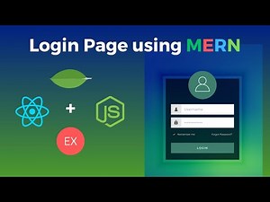 Login Page using MERN Stack | Full-Stack Login System with MongoDB, Express JS, React JS and Node JS