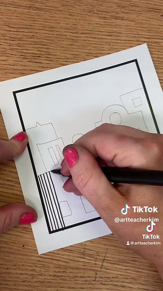 Cross Hatch City: Easy Line Drawing Techniques