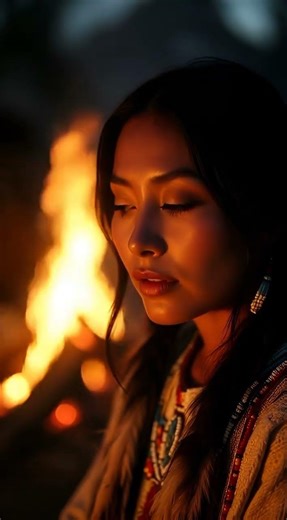 Beautiful young Native American woman, Culture and history of indigenous people #indigenouspeople
