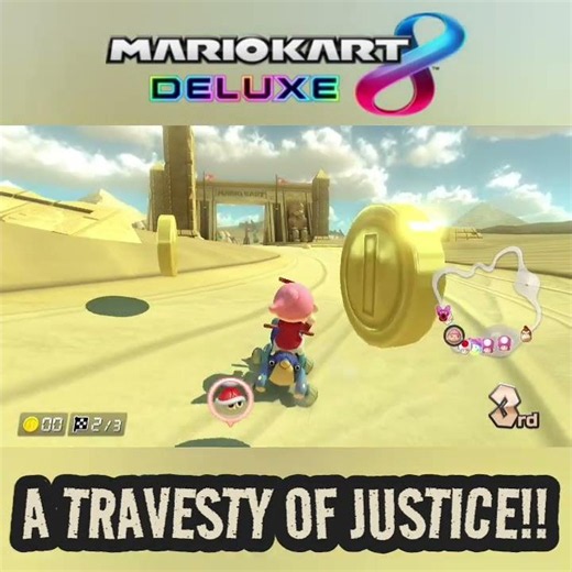 THINGS CAN GO DOWNHILL FAST IN THIS GAME (Mario Kart 8 Deluxe) #nintendo #switch #mariokart #mk #mk8