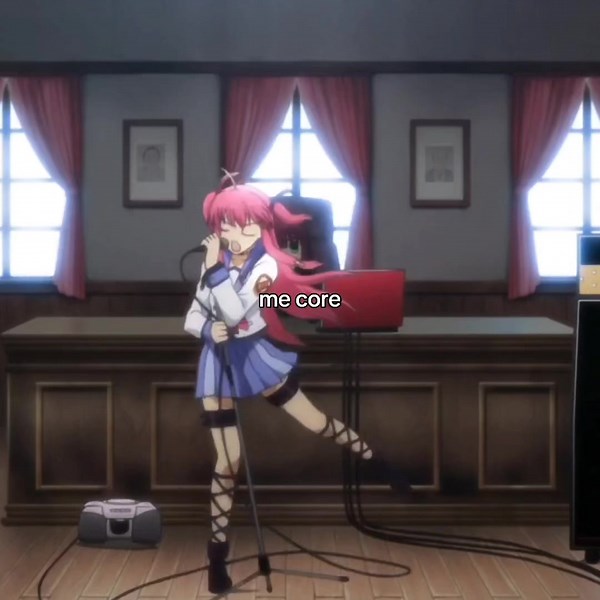 Engaging Moments with Yui from Angel Beats