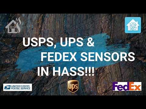 USPS, UPS & Fedex Sensors in Home Assistant!!!