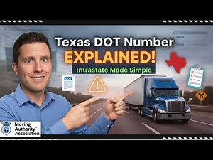 Texas DOT Number Explained: Intrastate Made Simple!
