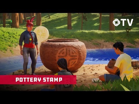 Let's Talk Cherokee: Pottery Stamp