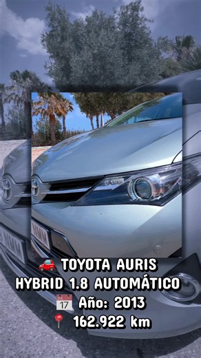 #creatorsearchinsights 🚗 #TOYOTA AURIS HYBRID 1.8 AUTOMÁTICO – 136 CV 📅 Año: 2013 📍 162.922 km #ventas #coches