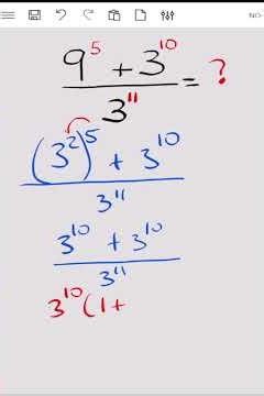 Exponentiation and factorization #aulaexpress #mathematics #algebraically
