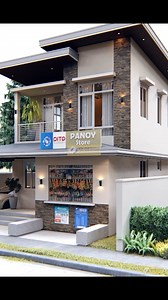2M views · 15K reactions | 2 Storey House Design with Storefront...