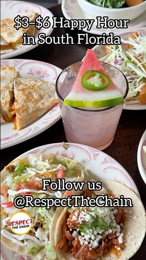 Best Happy Hour in South Florida | El Camino Boca Raton ($3–$6 Tacos, Margaritas & More) South FL