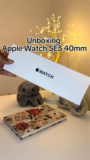 Vem comigo Unboxing meu novo Apple Watch SE3 40 mm. (UNBOXING APPLE WATCH SE3 40mm)