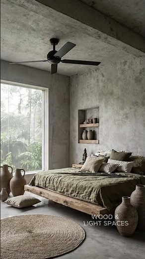 The magic of Wabi-Sabi: from a concrete box to an oasis of peace 🌿 #tinyhouse #minimalism #home