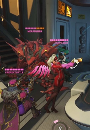 I was so happy they were impressed that I can make the basket in spawn lol #mercy #mercyoverwatch #memes #ow2memes #ow2