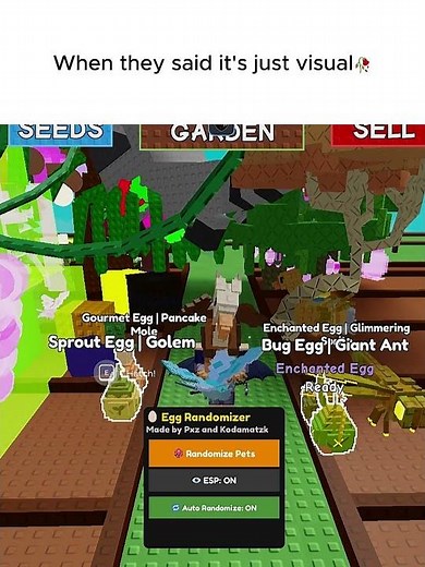 Updated Egg Randomizer Script #roblox #growagarden #fyp #foryou #viral