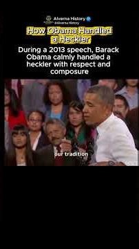 The Moment Obama Earned Everyone's Respect 🤝#history #historytok #historia #historycomesalive