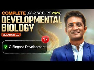 C Elegance Development | Developmental Biology | CSIR DBT JRF 2026 | Lec-17 | IFAS