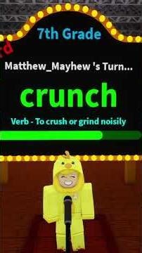 The Best Player In Roblox Spelling Bee