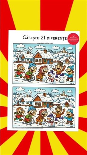 Find 23 Differences FAST!99% Fail This Spot The Difference Challenge 🧠 #shorts #permutation