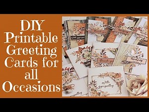 How to Make Custom Greeting Cards in Minutes - with a DIY Card Making Tutorial