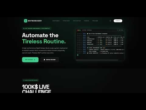 Algo Automatic Crypto trading bot's Website soon on Launch