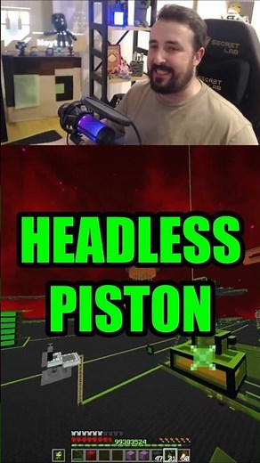 Headless Piston! #minecraft #minecraftbuilding #minecrafttutorial #minecraftmemes #gaming #neythox