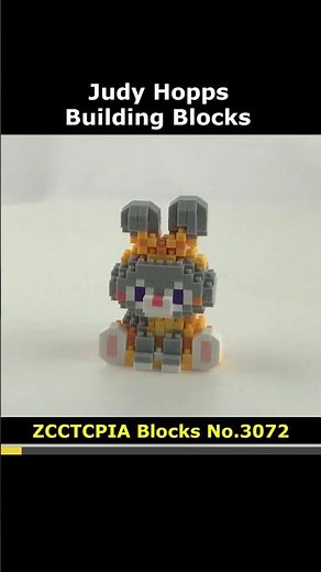 Judy Hopps No.3072 Blocks #Judy_Hopps #JULY #ZCCTCPIA #Zootopia #Lego #MiniBlock #NanoBlock