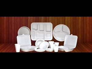 Thermocol plate making machine price business paper dona bowl full automatic thali pattal प्लेट मशीन