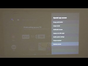 How to Manage Apps Settings on XIAOMI Mi Smart Projector 2 Pro - Change Apps Permissions