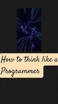 Master The Programmer Mindset: Think Like A Pro #programmer #programming #technology #science