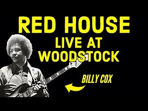 BILLY COX Red House Live At Woodstock || Bass Lesson (No.184)