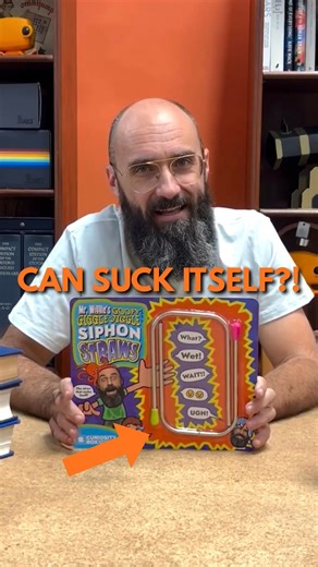 The Curiosity Box by Vsauce on Instagram: "What started as a curious idea turned into one of our silliest science tools yet 🤓 Two self-starting siphons that move liquid with nothing but a jiggle — part straw, part siphon, all science 💧"