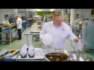 Making Chocolate Petal Cups Filled with Chocolate Mousee with Chef Jacques Torres