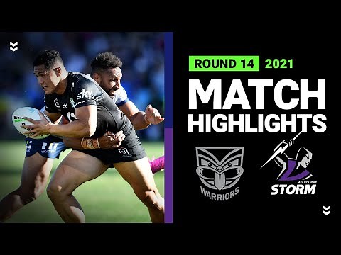 Warriors v Storm Match Highlights | Round 14, 2021 | Telstra Premiership | NRL
