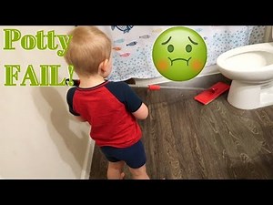 making my toddler clean up his own pee mess (potty training fail)