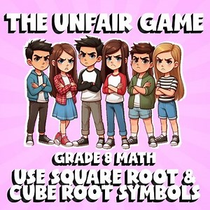 Use Square Root & Cube Root Symbols THE UNFAIR GAME - No Prep Grade 8 Math