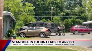 Man arrested after police standoff at Lufkin apartment