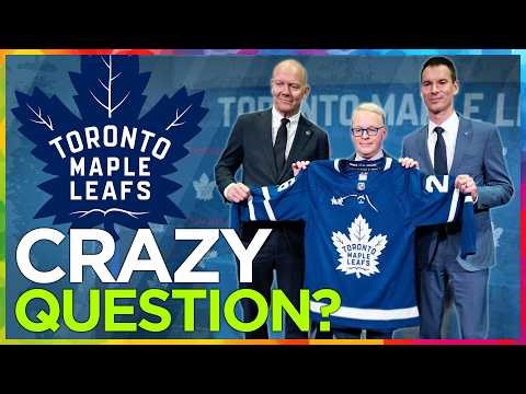 Maple Leafs Press Conference goes... SIDEWAYS