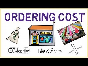 ORDERING COST WITH EXAMPLES