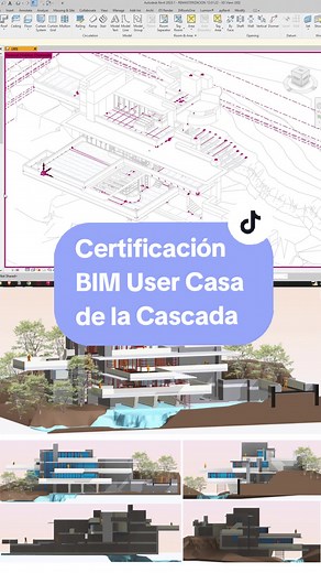 Casa de la Cascada: Proyecto BIM en Grid Studio