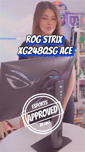 LACE on Instagram: "ROG Strix XG248QSG Ace built for competitive play! • The world’s fastest TN panel with 610Hz • 0.1ms response time and 56% lower input lag than other 600Hz displays. • ELMB 2 boosts motion clarity without killing brightness • DisplayWidget Center makes tuning easy and the compact design keeps your setup clean and competitive. Official monitor of CS2 BLAST Premier 2025 #Findyourace #asusrog #acethegame"